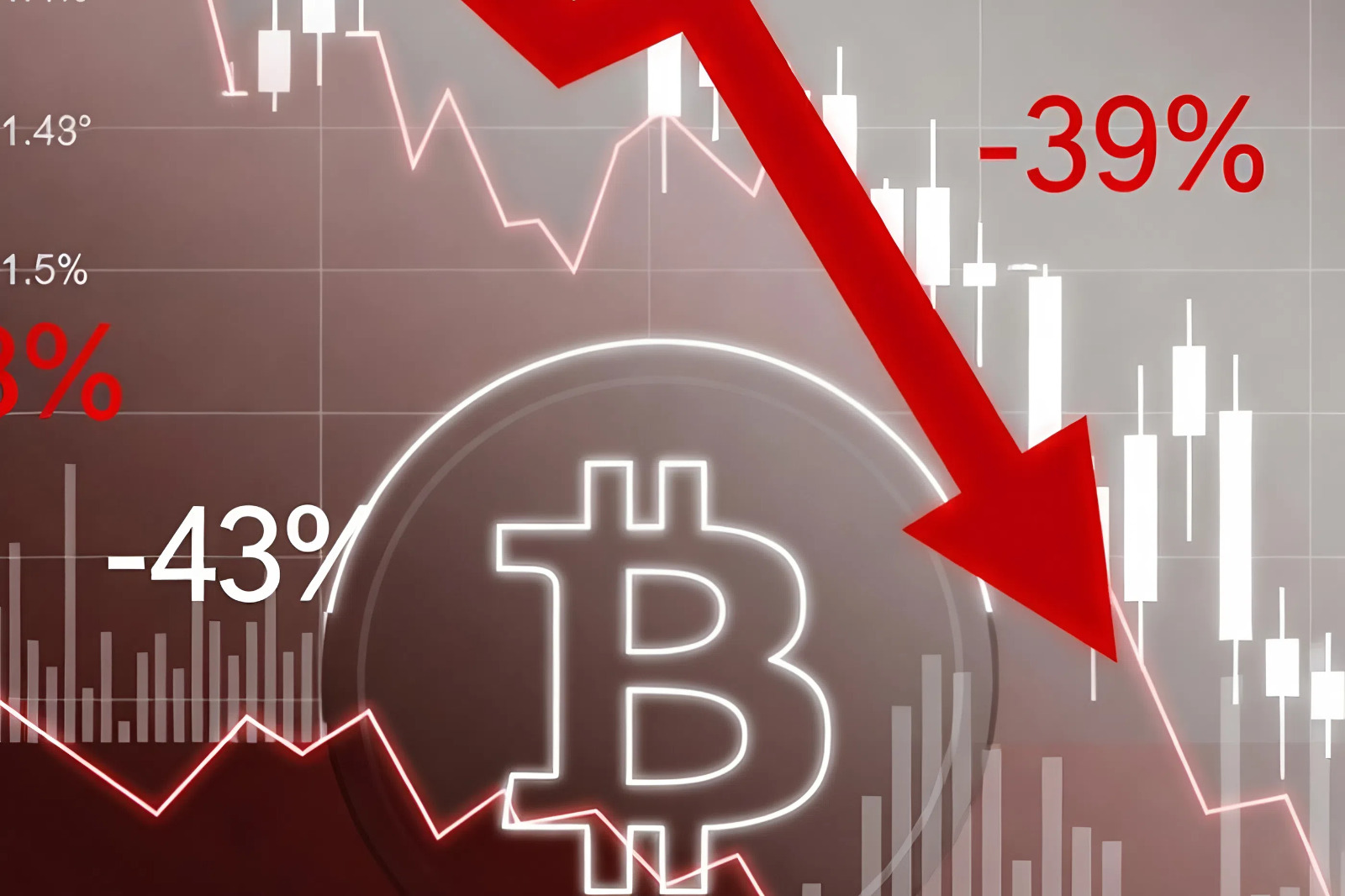Bitcoin Ambles Nyaris 50% dari Rekor Tertinggi, Pasar Kripto Tertekan Sinyal The Fed