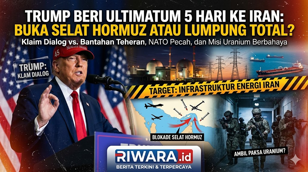 Iran di Ambang Blackout Total? Trump Beri Ultimatum Terakhir ke Teheran!