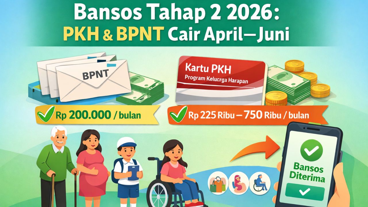 Bansos Tahap 2 2026 Cair Bulan April: Panduan Lengkap Cara Daftar dan Cek Status