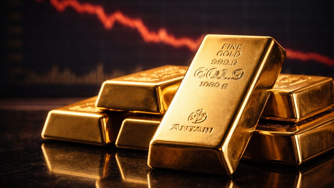 Harga Emas Tiba-Tiba Turun, Saatnya Beli atau Tunggu?