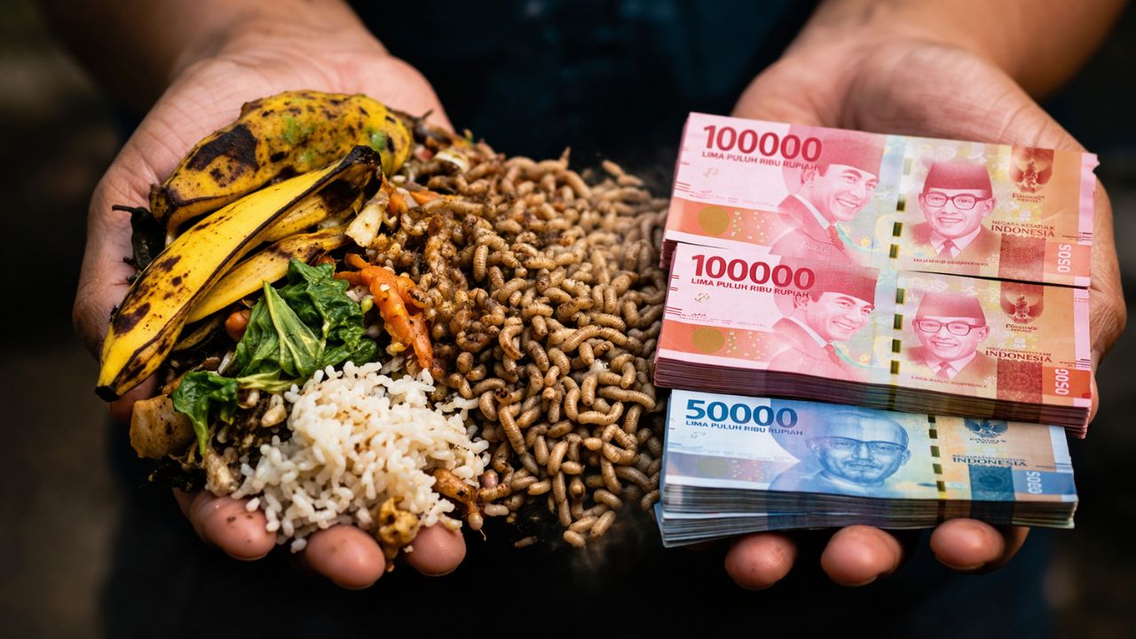 Sampah Jadi Uang, Begini Cara Maggot Ubah Limbah Dapur Jadi Cuan Besar