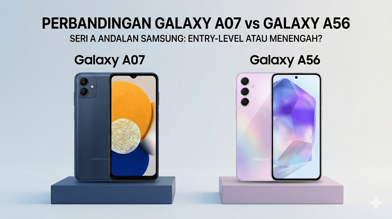 Samsung Galaxy A07 vs Galaxy A56: Mana HP Seri A yang Paling Worth It?