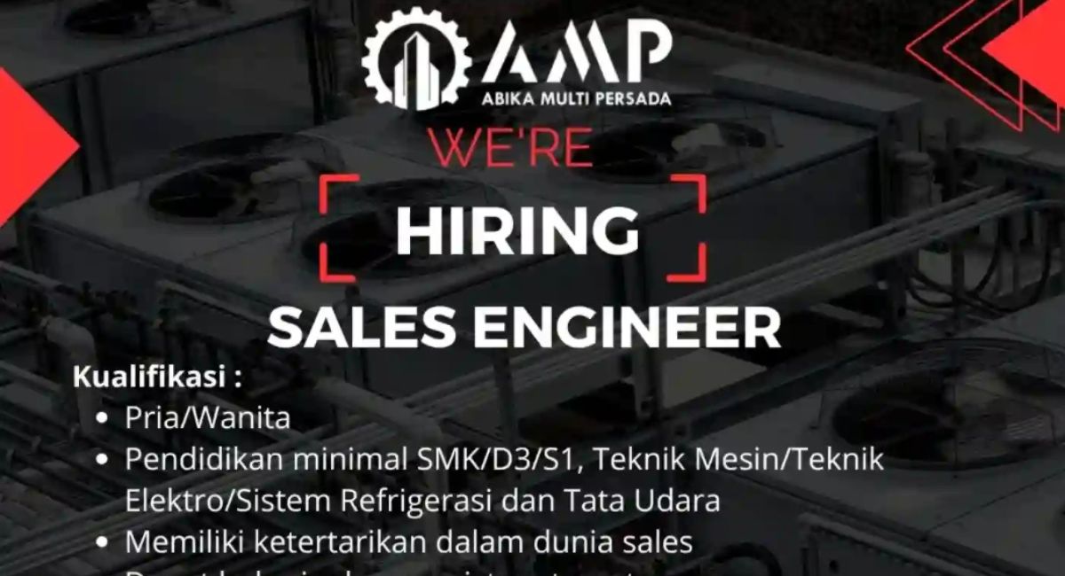 Segera Daftar! Lowongan Sales Engineer di Bekasi Tutup 30 April 2026, Ini Syaratnya