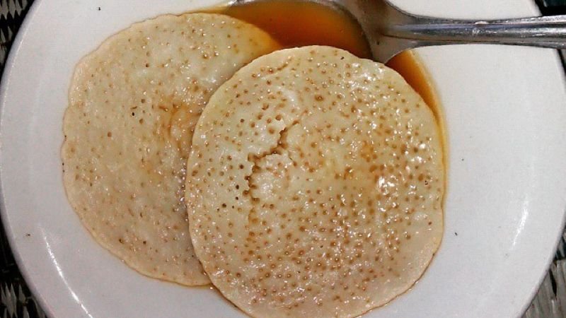 Serabi Kocor Bu Ngadinem, Kelezatan Dibalik Semangkuk Serabi Kuah Santan, Gula Jawa dan Potongan Buah Nangka, Pertahankan Cita Rasa Original