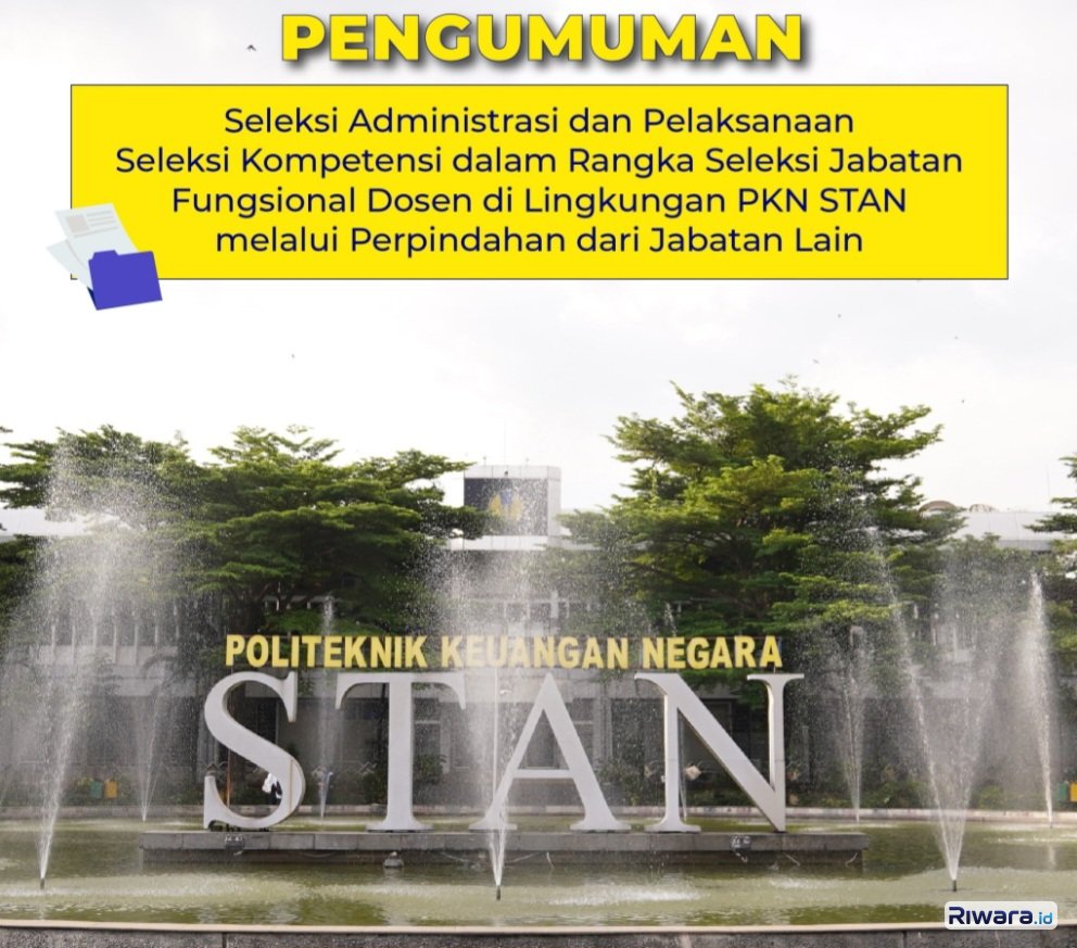 Pengumuman Hasil Seleksi Administrasi Dosen PKN STAN 2026