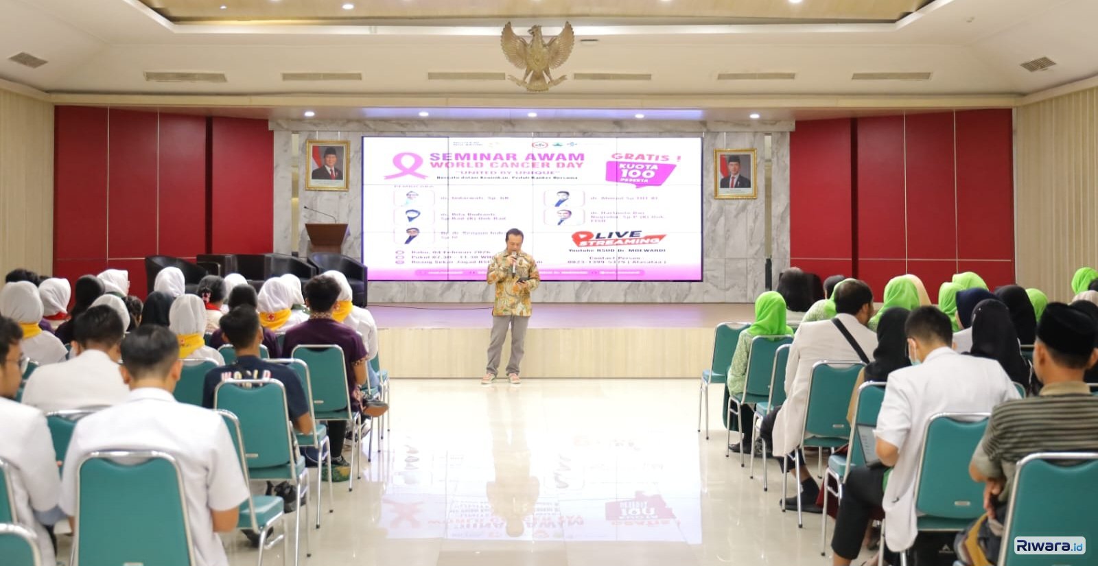 Seminar Awam World Cancer Day di RSUD Dr Moewardi, Rabu 4 Februari 2026
