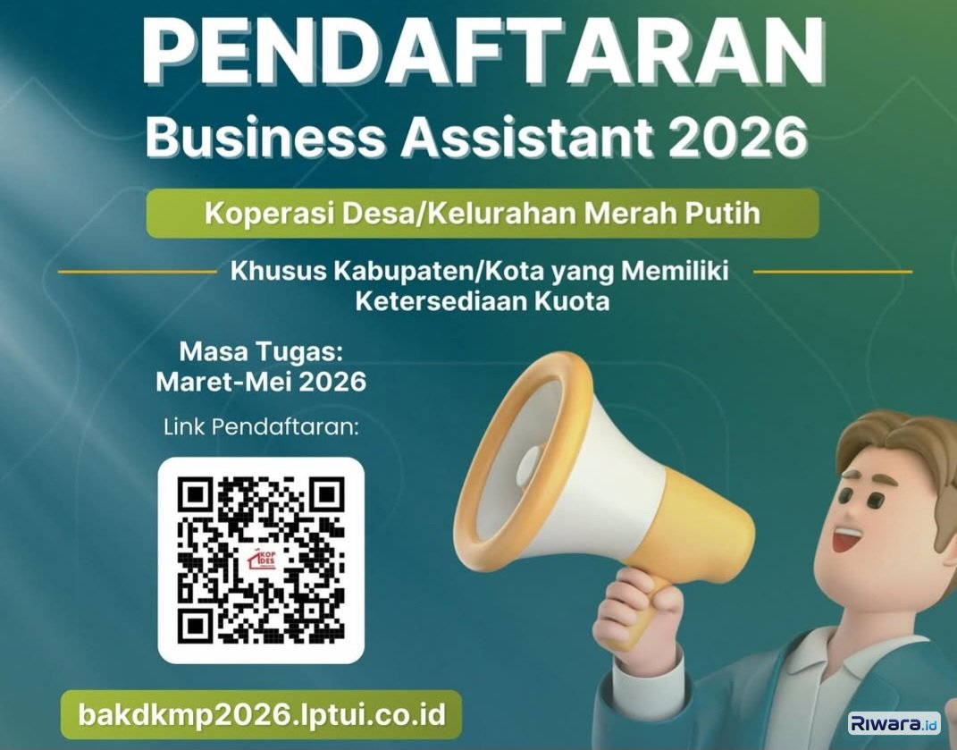 Kemenkop Buka Lowongan Kerja Bussines Assistant Koperasi Merah Putih Tahun 2026