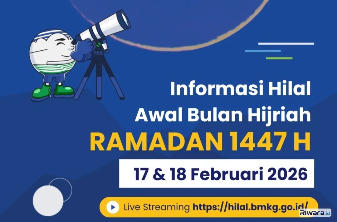 BMKG akan Mengadakan Pemantauan Hilal untuk Penentuan Awal Ramadan 1447 H
