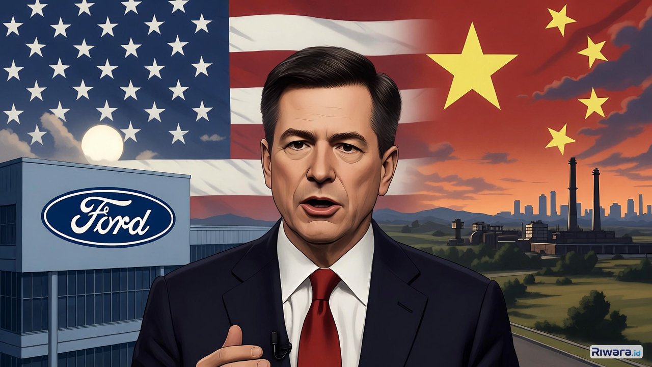 CEO Ford Temui Pejabat AS Bahas Produksi Mobil China