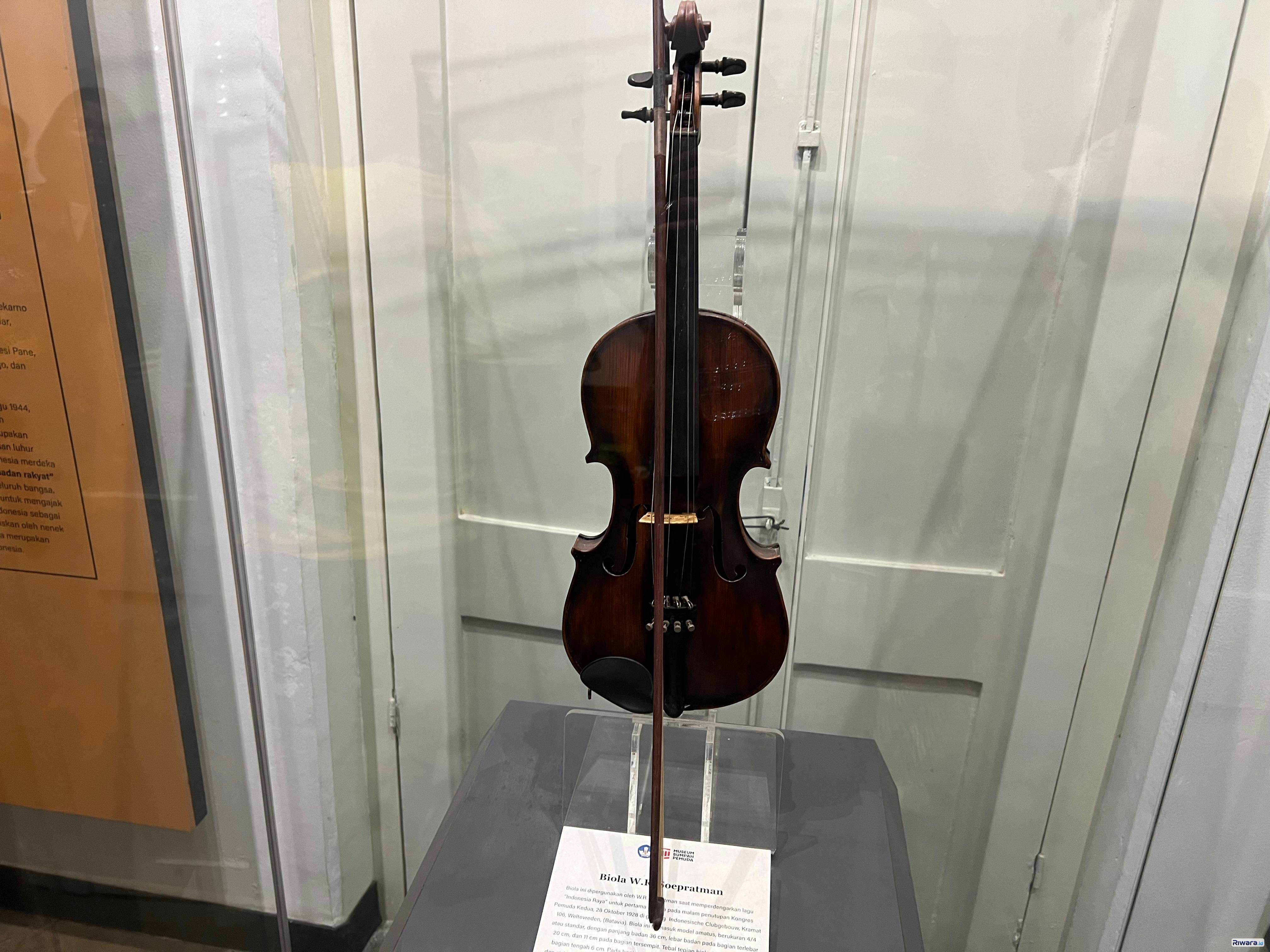 Biola WR Soepratman yang Digunakan untuk Memperdengarkan Lagu Indonesia Raya Pertama Kalinya