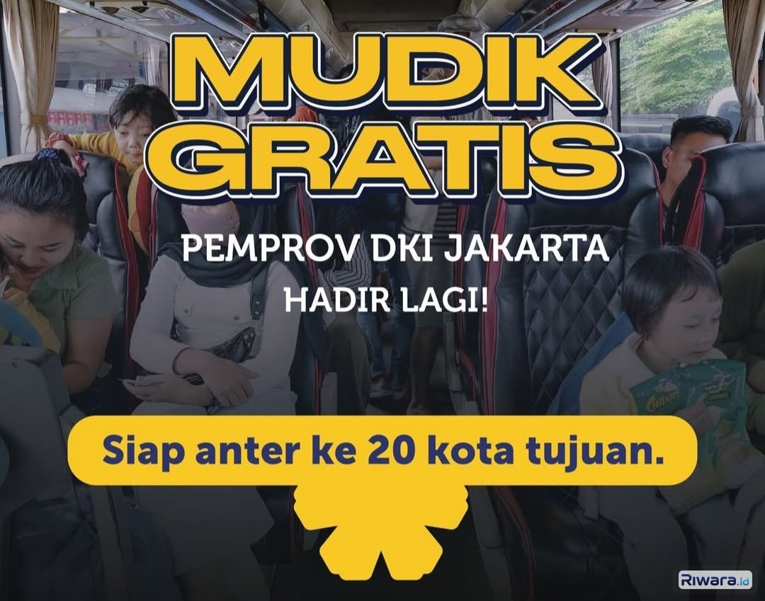Pemprov DKI Jakarta Adakan Mudik Gratis Lebaran Tahun 2026