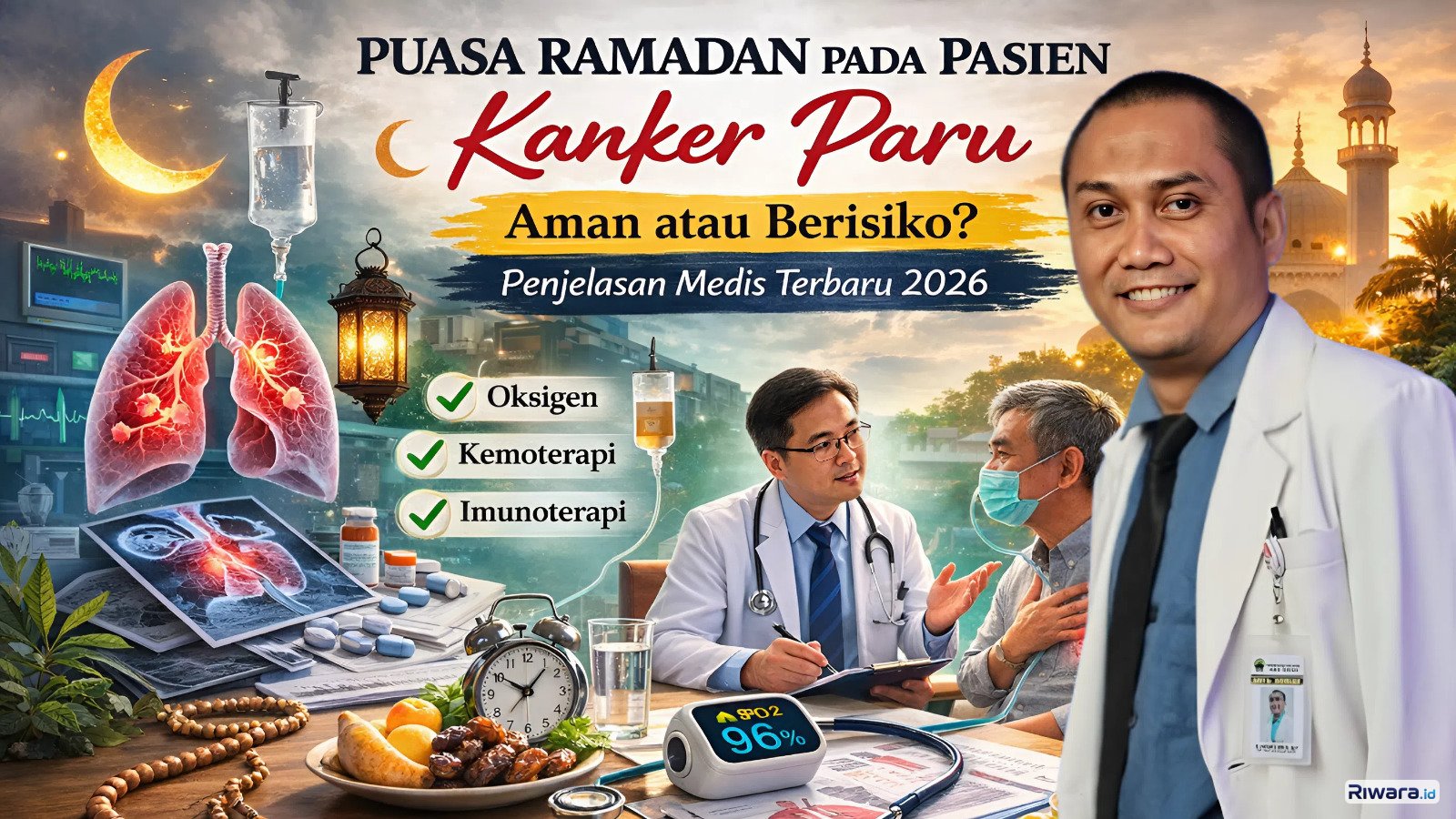 dr. Hartanto Dwi Nugroho, Sp.P(K) Onk, FISR, dokter spesialis paru konsultan onkologi toraks dari RSUD Dr. Moewardi