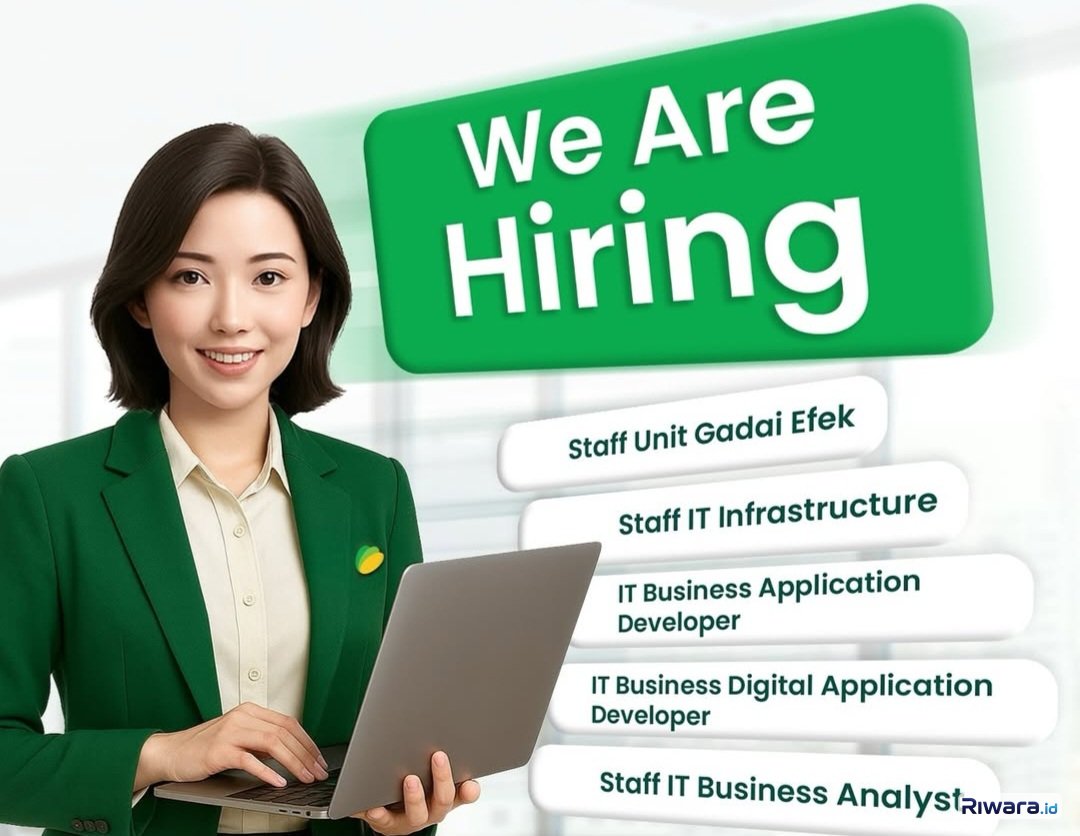 PT Pegadaian Membuka Lowongan Kerja untuk 5 Posisi Jabatan