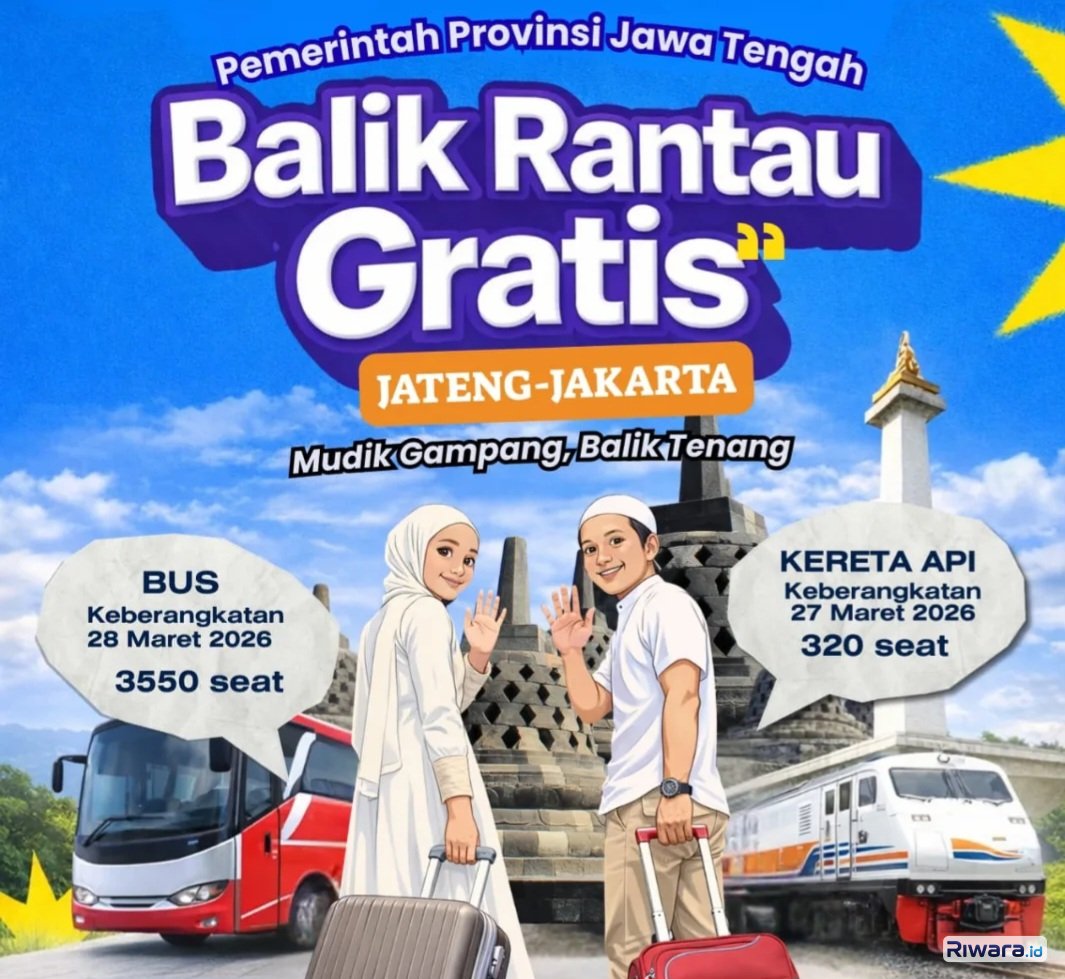 Pemprov Jateng Mengadakan Program Balik Rantau Gratis Tujuan Jakarta
