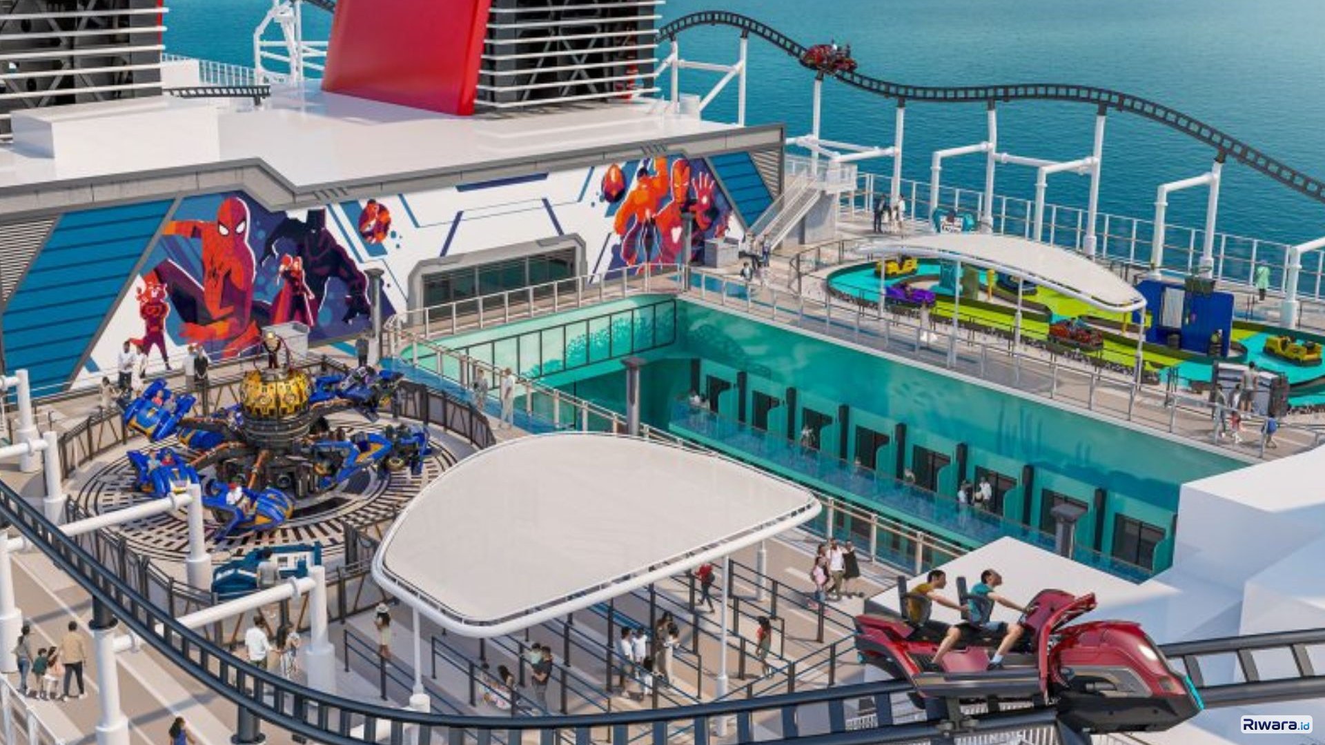 Inside Disney Adventure: Roller Coaster Laut Terpanjang dan Zona Marvel Jadi Daya Tarik Utama