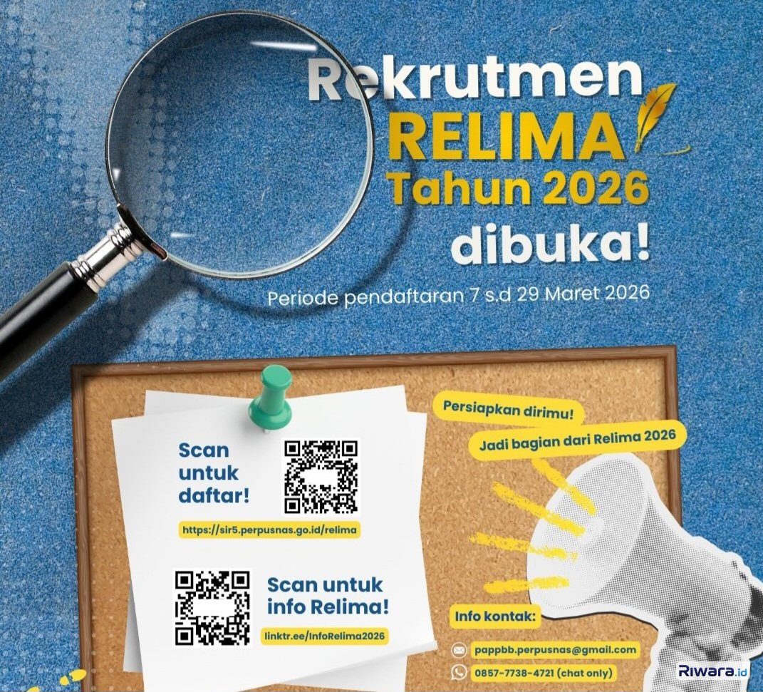 Perpusnas Buka Rekrutmen Relima 2026