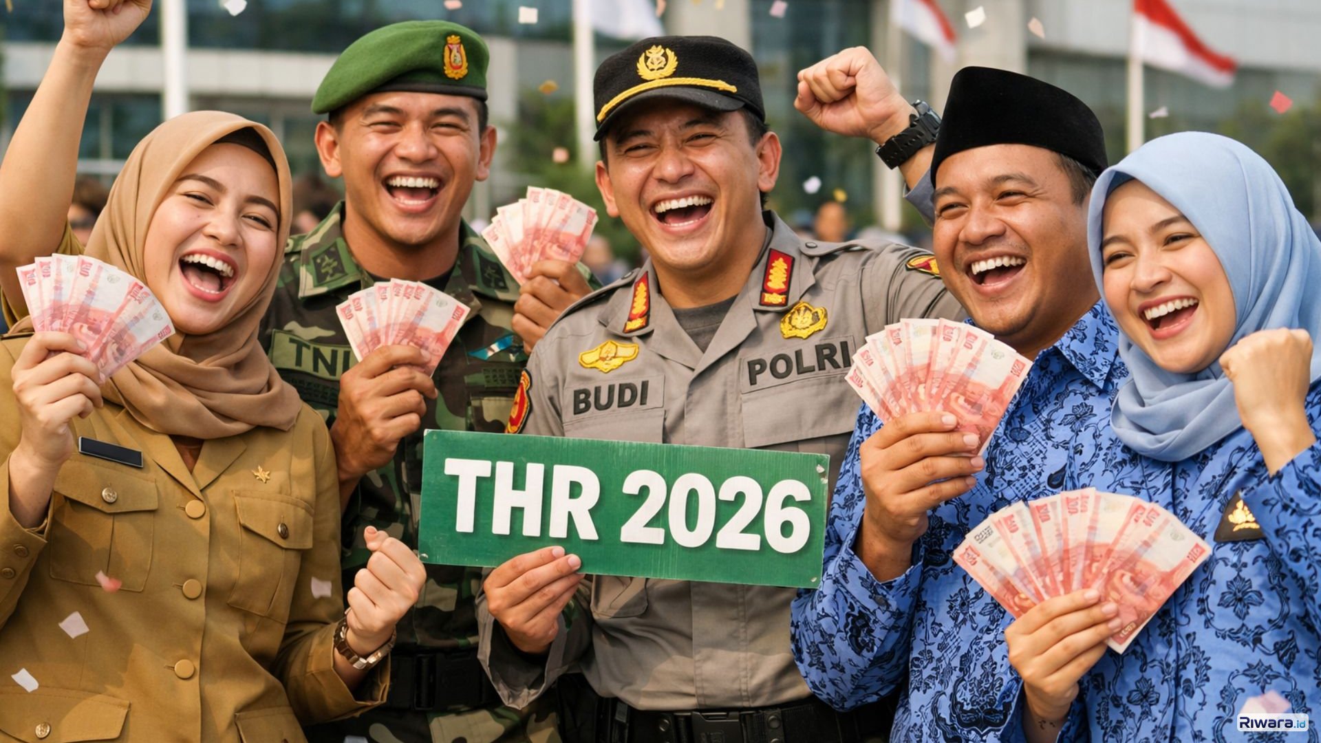 Daftar Daerah yang Memberi THR PPPK Paruh Waktu 2026, Ada yang Cair Rp2 Juta per Pegawai