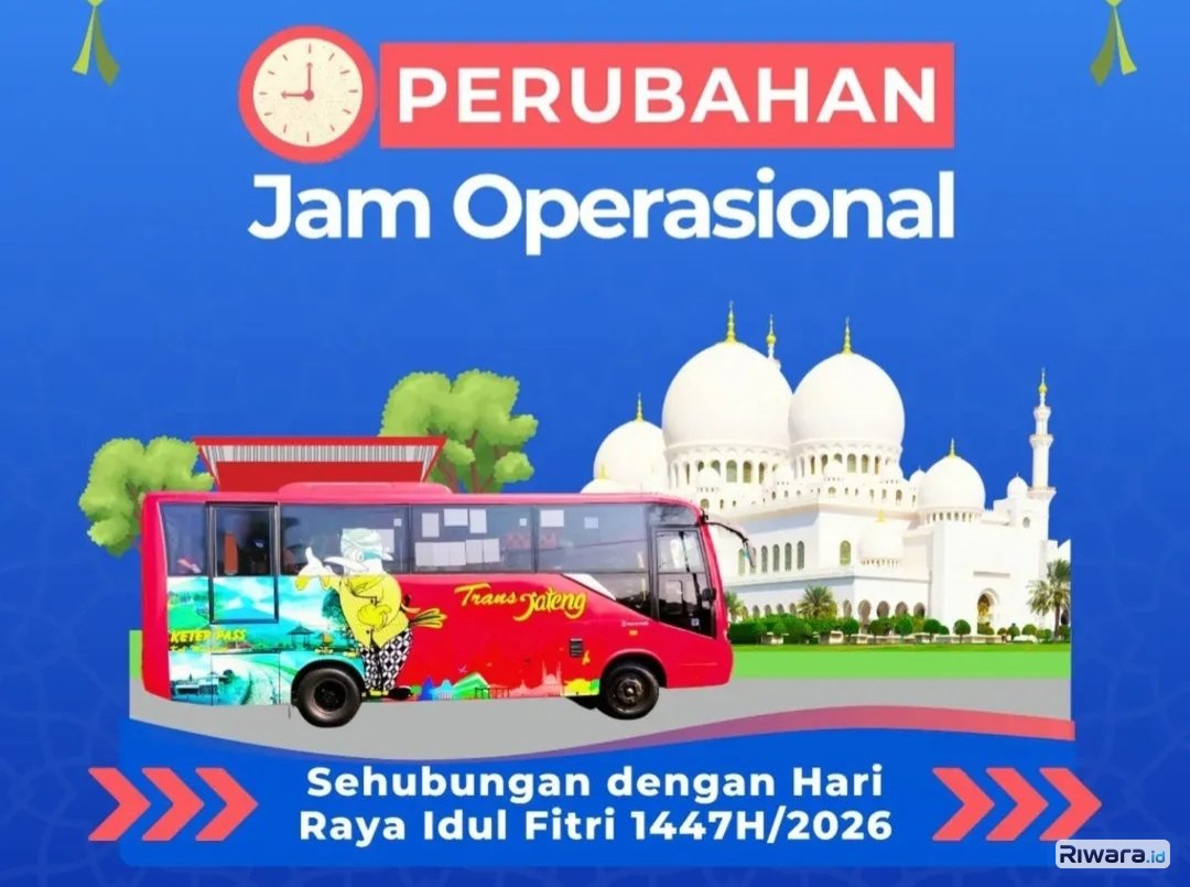 Penyesuaian Jam Operasional Trans Jateng Saat Libur Lebaran 2026