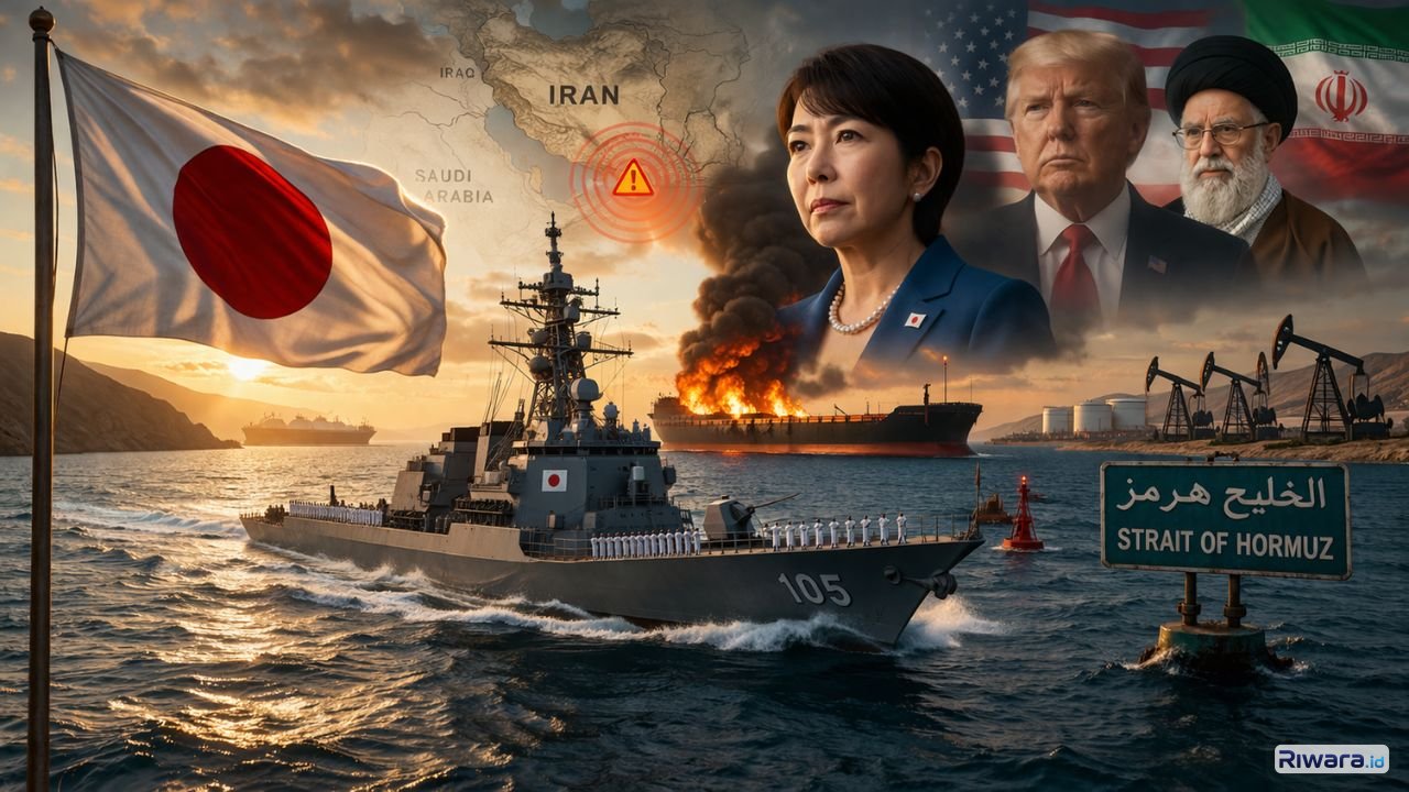 Jepang Terjepit: Rakyat Tolak Perang, AS Tekan Tokyo di Krisis Selat Hormuz