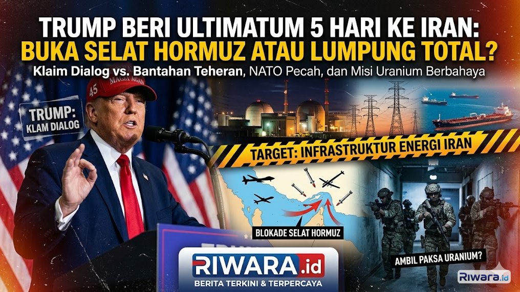 Trump ultimatum Iran untuk serang infrastruktur energi