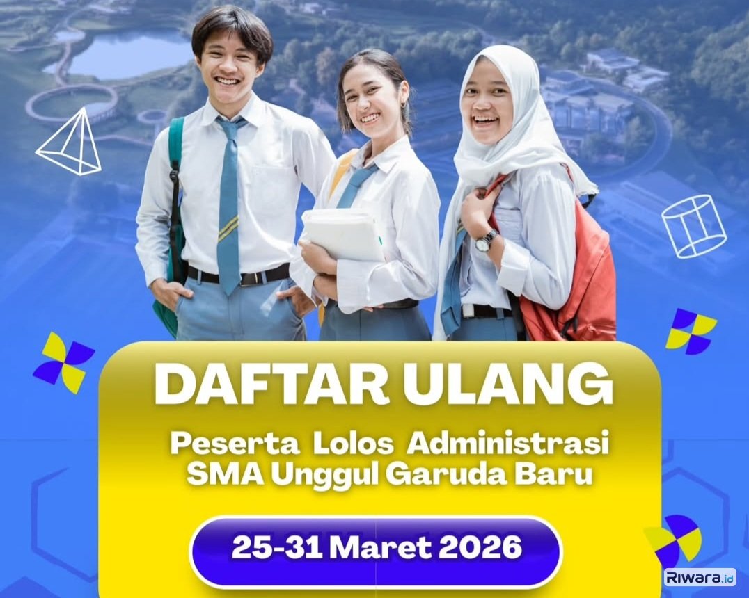 Peserta yang Lolos Seleksi PPDB SMA Unggul Garuda Baru Wajib Melakukan Daftar Ulang