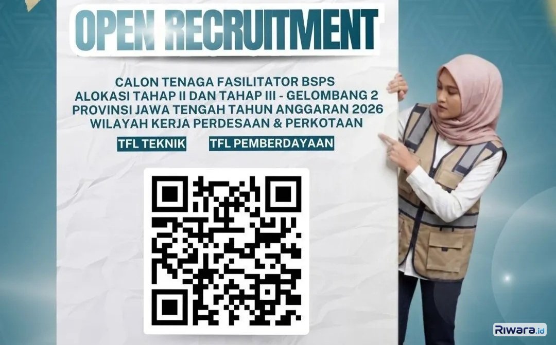 BP3KP Jawa III Membuka Lowongan Tenaga Fasilitator BSPS 2026