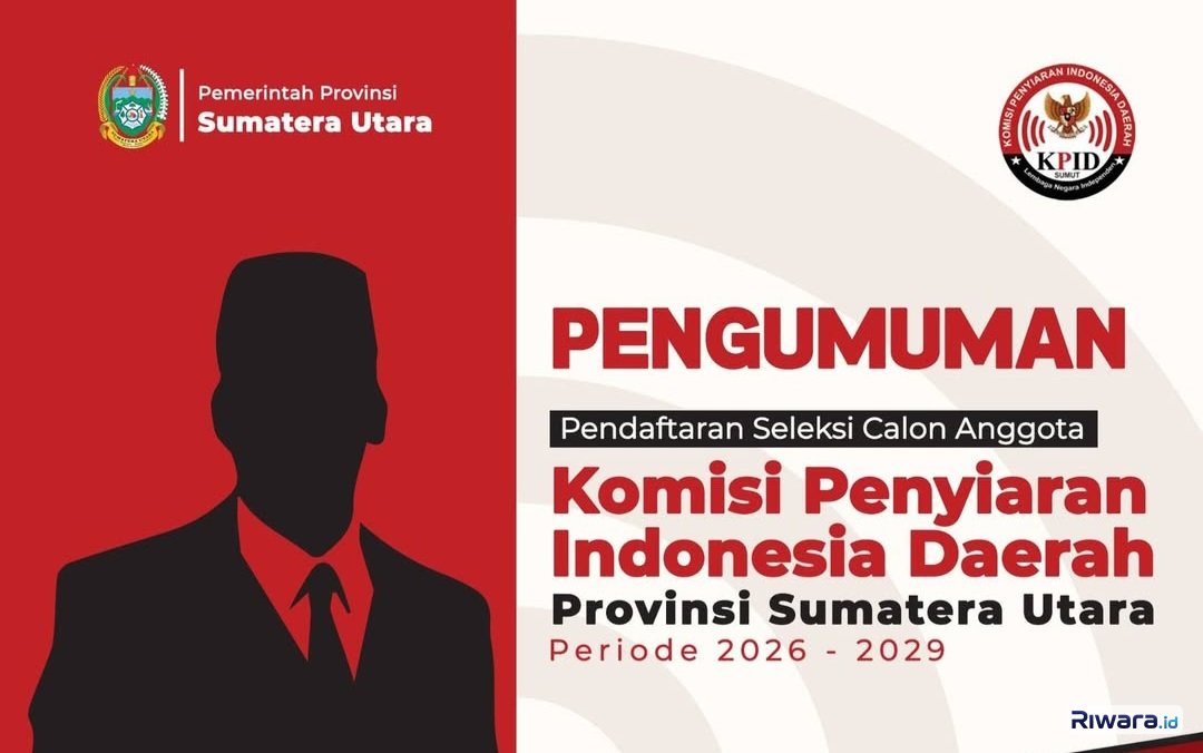 Lowongan Anggota KPID Provinsi Sumatera Utara Periode 2026-2029