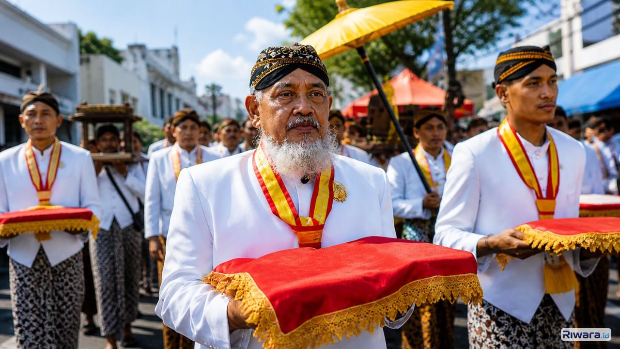 250 Kerabat Keraton Surakarta Gelar Ritual Wijayakusuma di Cilacap, Bagian dari Tradisi Penobatan Raja