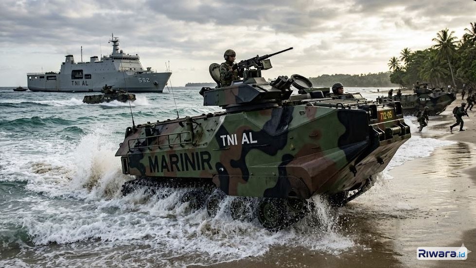 Garang di Laut dan Darat, Korps Marinir TNI AL Incar Ranpur "Bus Laut" AAV-7A1 Amerika