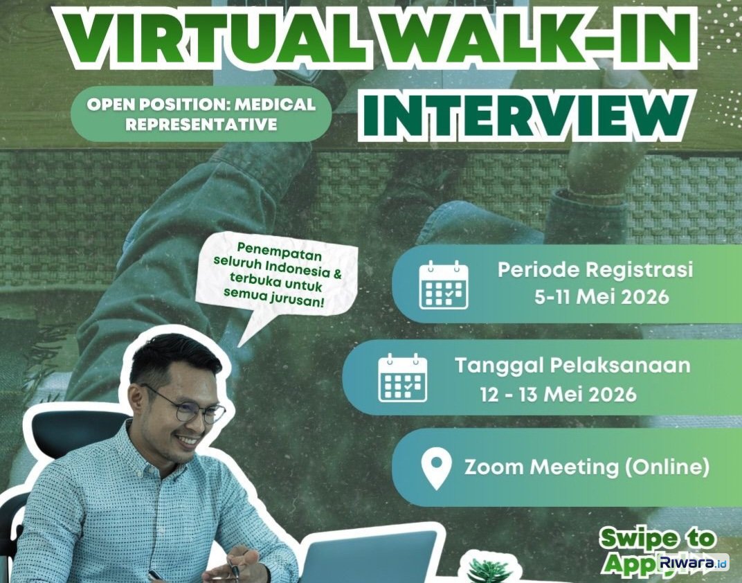 Info Penting untuk Pencari Kerja! PT Kalbe Farma Tbk Buka Lowongan Medical Representative, Ini Jadwal Wawancara Onlinenya