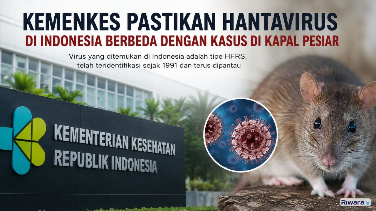 Kemenkes Pastikan Hantavirus di Indonesia Berbeda dengan Kasus Kapal Pesiar MV Hondius