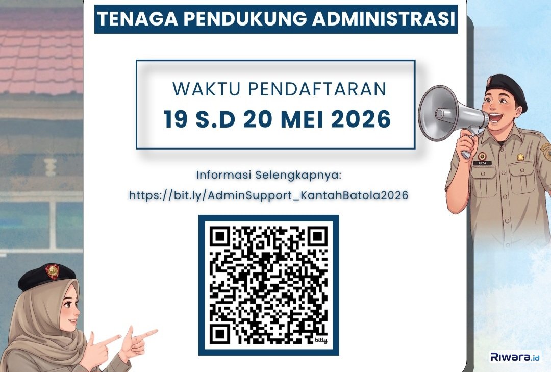 Kantor Pertanahan Kabupaten Barito Kuala Membuka Lowongan Tenaga Administrasi Pendukung