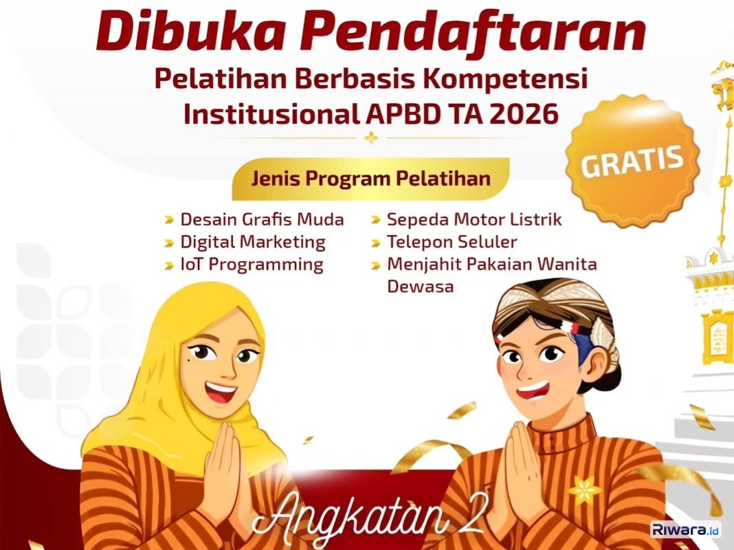 BLKPP DIY Buka Pelatihan Vokasi Gratis Angkatan 2 Tahun 2026, Ada Fasilitas Uang Transport, Cek Cara Pendaftarannya di Sini