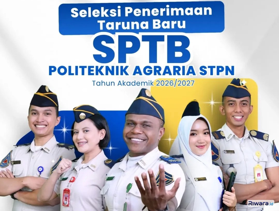 Resmi Dibuka! Seleksi Taruna Baru Politeknik Agraria STPN Tahun Ajaran 2026 2027, Kuota 350 Orang, Pendaftaran hingga 18 Juni