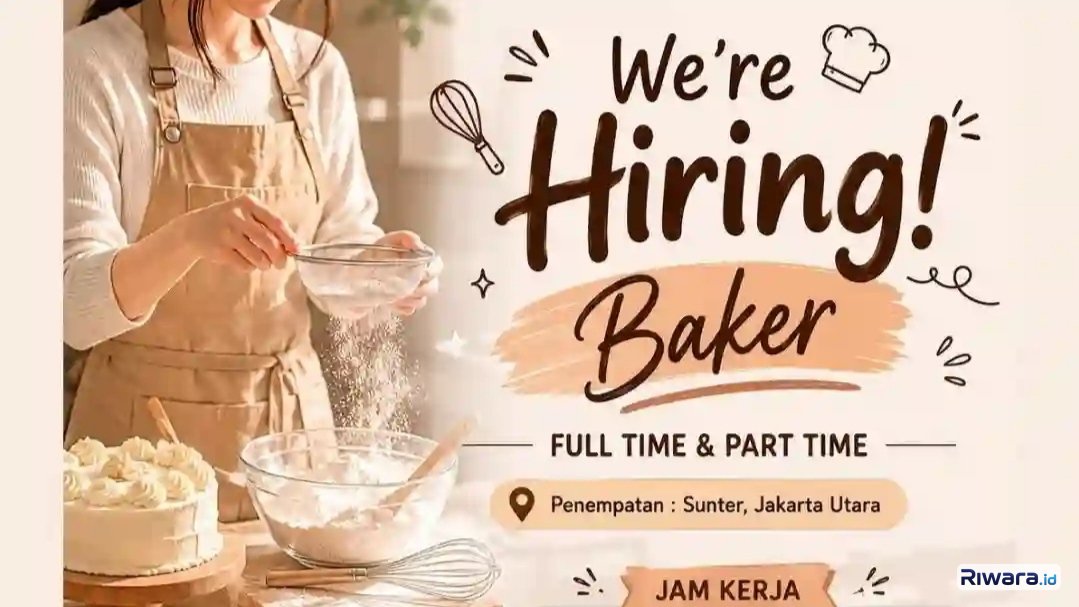 Lowongan kerja baker di daerah Sunter Jakarta Utara