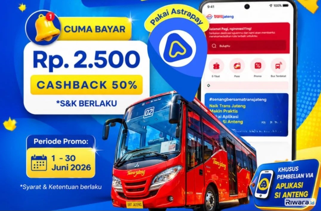 Naik Trans Jateng Cuma Bayar Rp2.500? Ini Dia Cara Mudah Mendapatkan Promonya Khusus di Bulan Juni 2026
