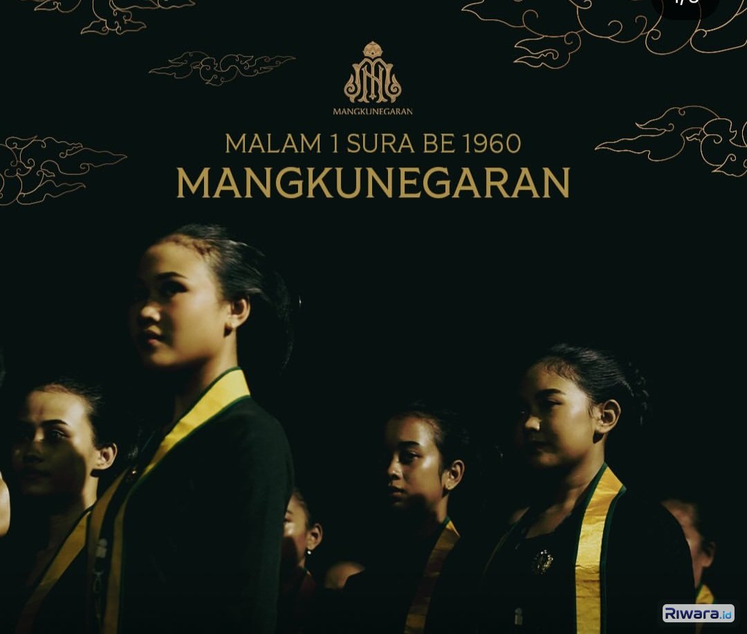 Perayaan Malam 1 Suro di Pura Mangkuengaran
