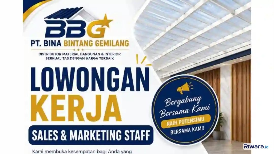 Bosan Menganggur? Distributor Bahan Bangunan di Bekasi Ini Buka Lowongan Kerja, Cek Syaratnya!