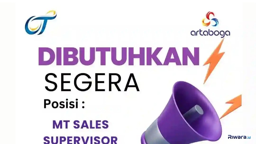 Fresh Graduate Merapat! Artaboga Buka Lowongan Kerja Jalur Cepat MT Sales Supervisor Area Jabodetabek