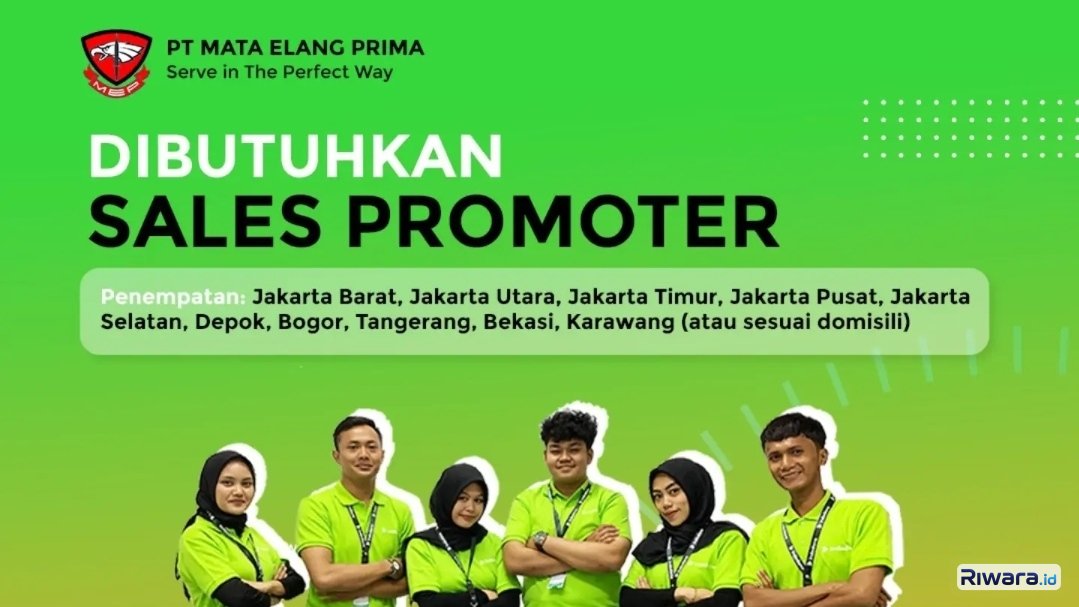 Loker Sales Promotor Untuk Lulusan SMA/SMK, Dapat Gaji Pokok dan Insentif