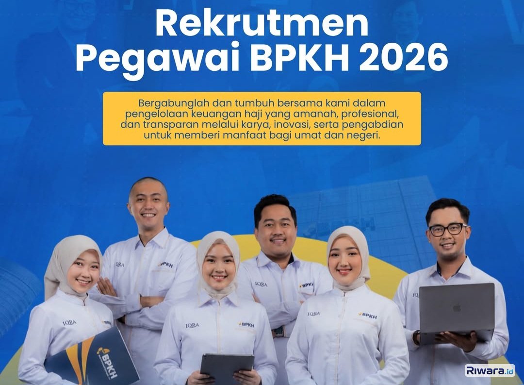 BPKH Buka Lowongan untuk 8 Formasi Jabatan, Pendidikan Minimal S1, Pendaftaran hingga 2 Juli 2026