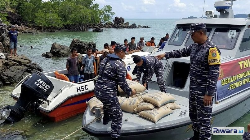 Penyelundupan 3,8 Ton Pasir Timah Senilai Rp3,46 Miliar Digagalkan TNI AL di Bangka