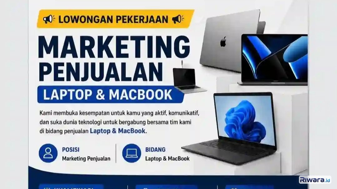 Loker Harco Mangga Dua: Lowongan Kerja Marketing Toko Laptop, Ada Gaji Pokok + Insentif!