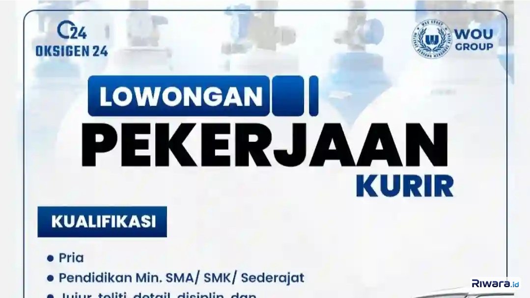 Lowongan Kerja Kurir Wou Group Penempatan Cinere Depok