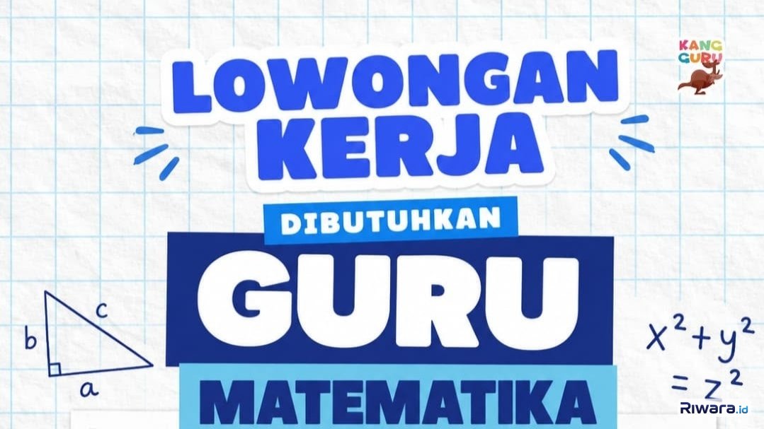 Lowongan Kerja Guru Matematika Kang Guru Jakarta Timur (SD/SMP/SMA)