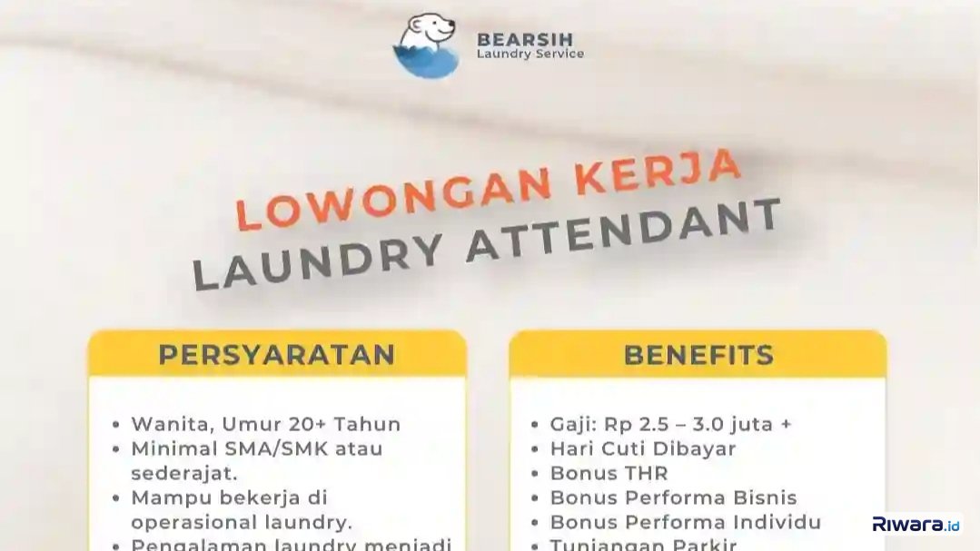 Dibutuhkan Staff Laundry untuk Placement Thamrin Residence Jakarta Pusat, SMA/SMK Boleh Melamar!