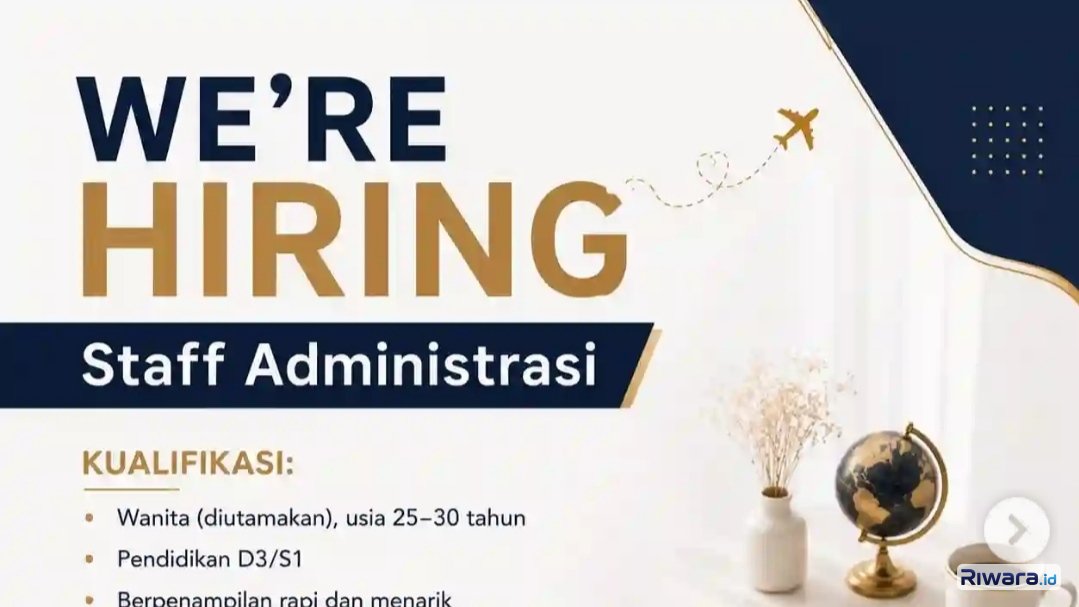 Lowongan Kerja Staff Administrasi Denatour Travel Jakarta Selatan, Wanita Jadi Prioritas!