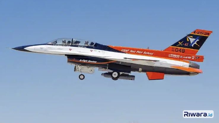 Sinyal Bahaya Jet Stealth Modern, Jet Tempur Otonom X-62A VISTA AS Sukses Cegat T-38 Talon Pakai Sensor Pasif IRST21