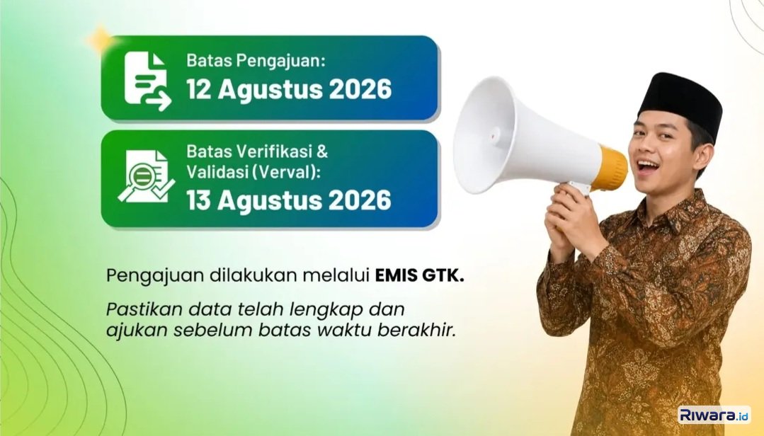 Tinggal 2 Hari Lagi! Perpanjangan Pengajuan Tunjangan Khusus Guru Madrasah Tahun 2026, Cek Persyaratan dan Mekanismenya di Sini