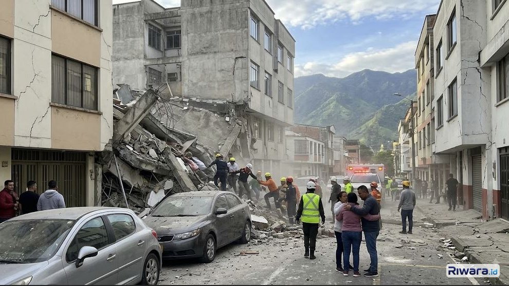 Gempa Magnitudo 7.4 Guncang Kolombia Barat: 110 Orang Tewas, Kerusakan Meluas